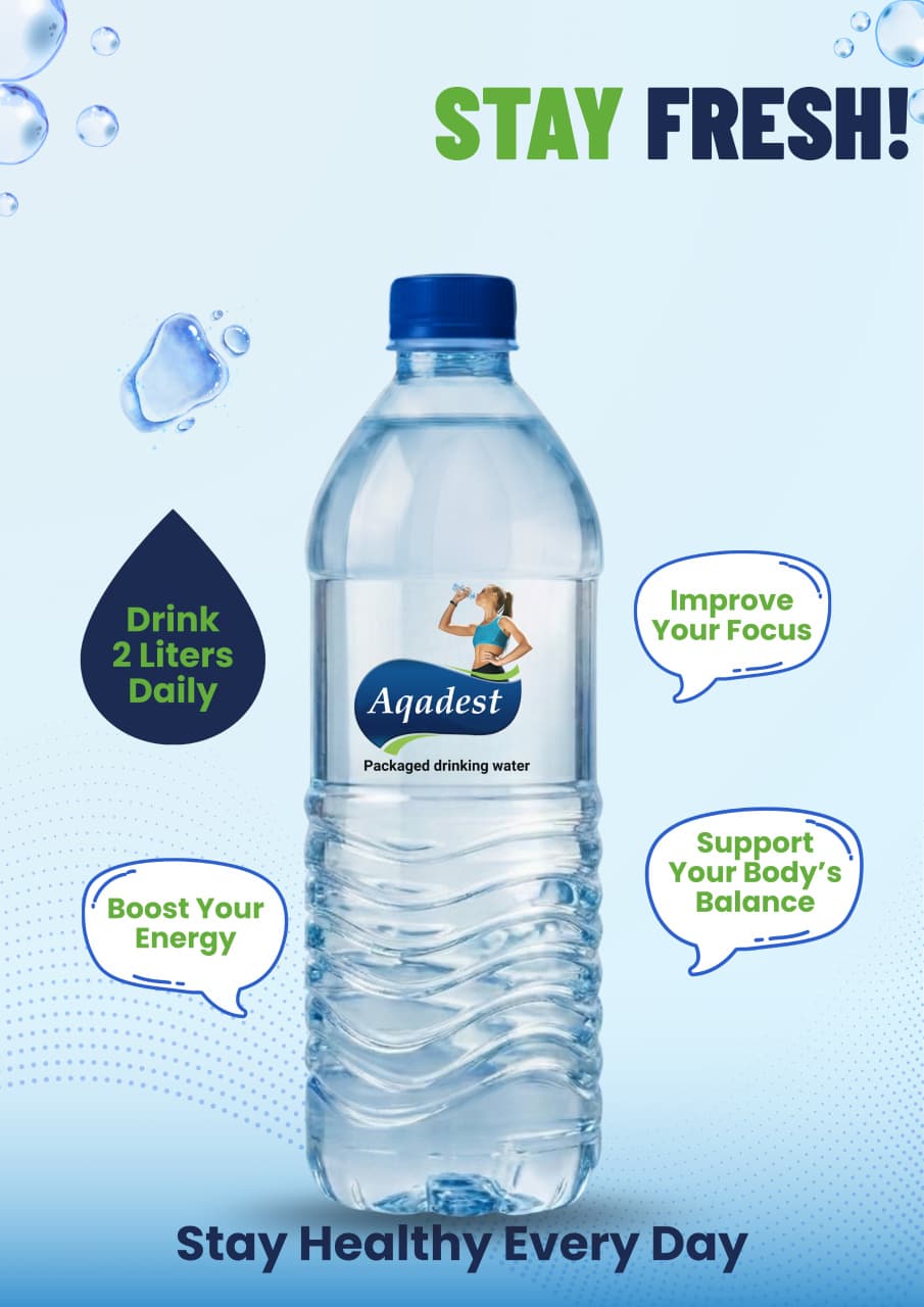 Aqadest Bottle Showcase